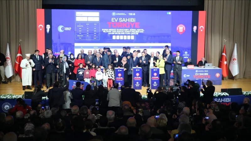 Auslosung der Häuser, die im Rahmen des 