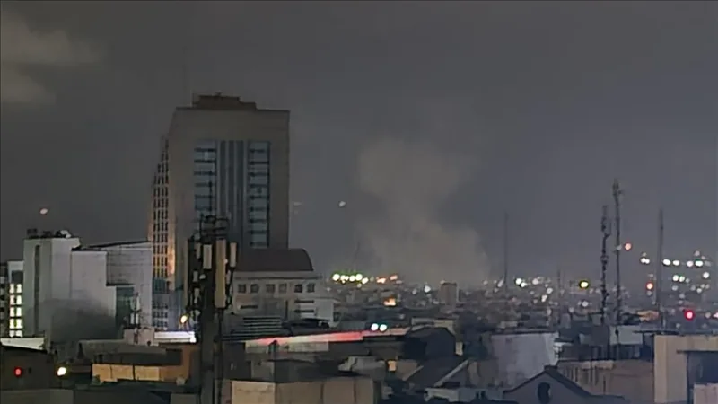 Une série d'explosions s'est produite à Téhéran