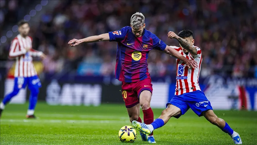 LaLiga līderis Barselona izcīnīja uzvaru izbraukumā pret „Atletico Madrid“