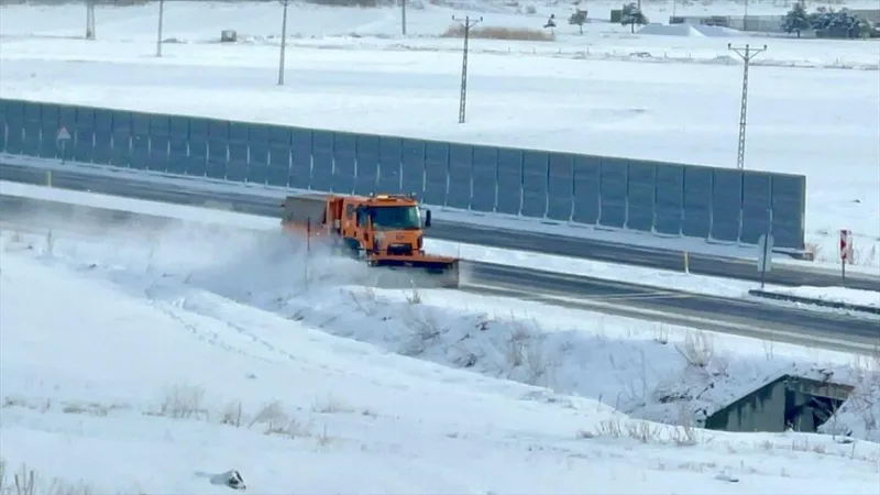 V Erzurumu panovalo chladné počasí, v Ardahanu, Ağrı a Karsu napadl sníh