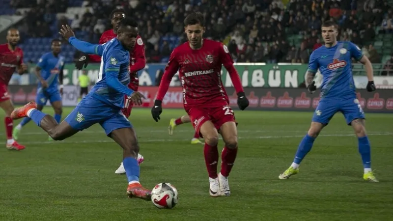 Çaykur Rizespor porazil na svém hřišti Gaziantep FK 2:1