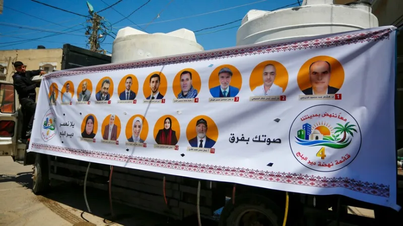 Die Palästinenser werden morgen zu den Kommunalwahlen an die Urnen gehen