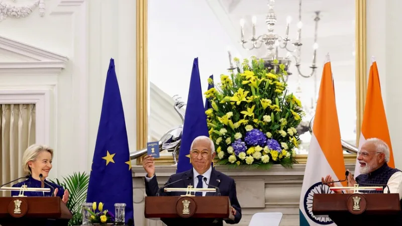 D. Trumpo įvesti muitai skatina ES ir Indiją ieškoti naujų partnerystės ryšių